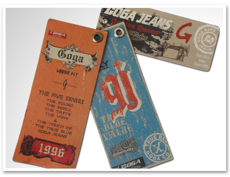 impresion de etiquetas de carton papel piel a todo color acabados ojillos metalizados realce hot stamping flock serigrafia offset en mexico envios a todo el pais pedidos toda la republica mexico
